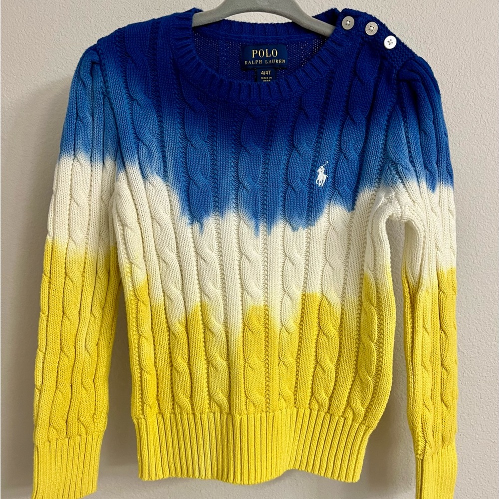 Ralph Lauren Polo Crewneck Sweater 4T NWOT